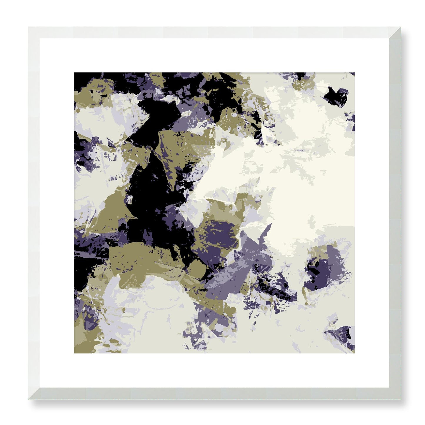 Framed Graphic Art Print, White Mat - 8x8 12x12 16x16 20x20 24x24 28x28 inches | FPS-1260-7695, Prints, Graphic art, White Frame, 51 x 51 cm ,20 x 20 inches