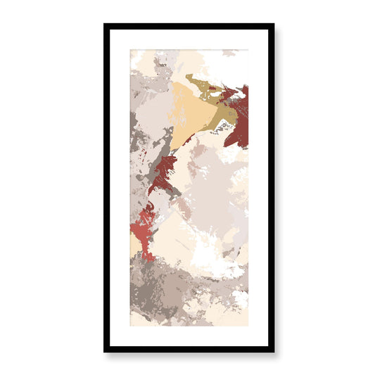 Framed Graphic Art Print, White Mat - 16x33 inches | FP-1130-7691, Prints, Graphic art, Black Frame, 41 x 81 cm ,16 x 32 inches