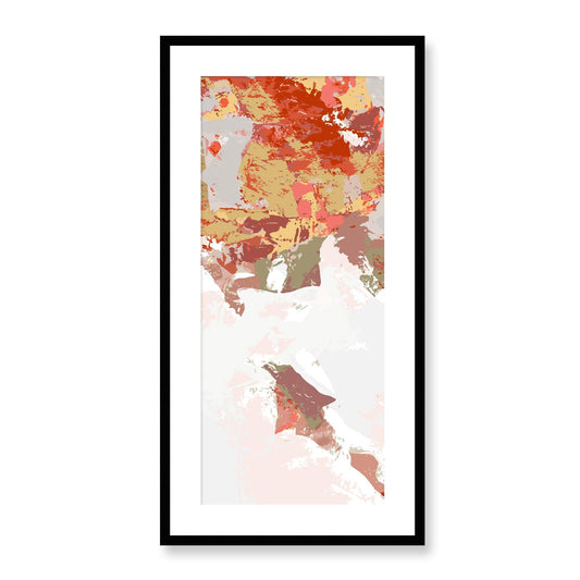 Framed Graphic Art Print, White Mat - 16x33 inches | FP-1130-7693, Prints, Graphic art, Black Frame, 41 x 81 cm ,16 x 32 inches