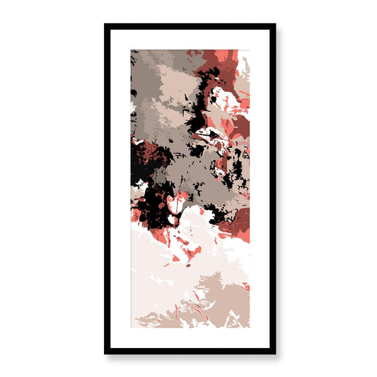 Framed Graphic Art Print, White Mat - 16x33 inches | FP-1130-7696, Prints, Graphic art, Black Frame, 41 x 81 cm ,16 x 32 inches