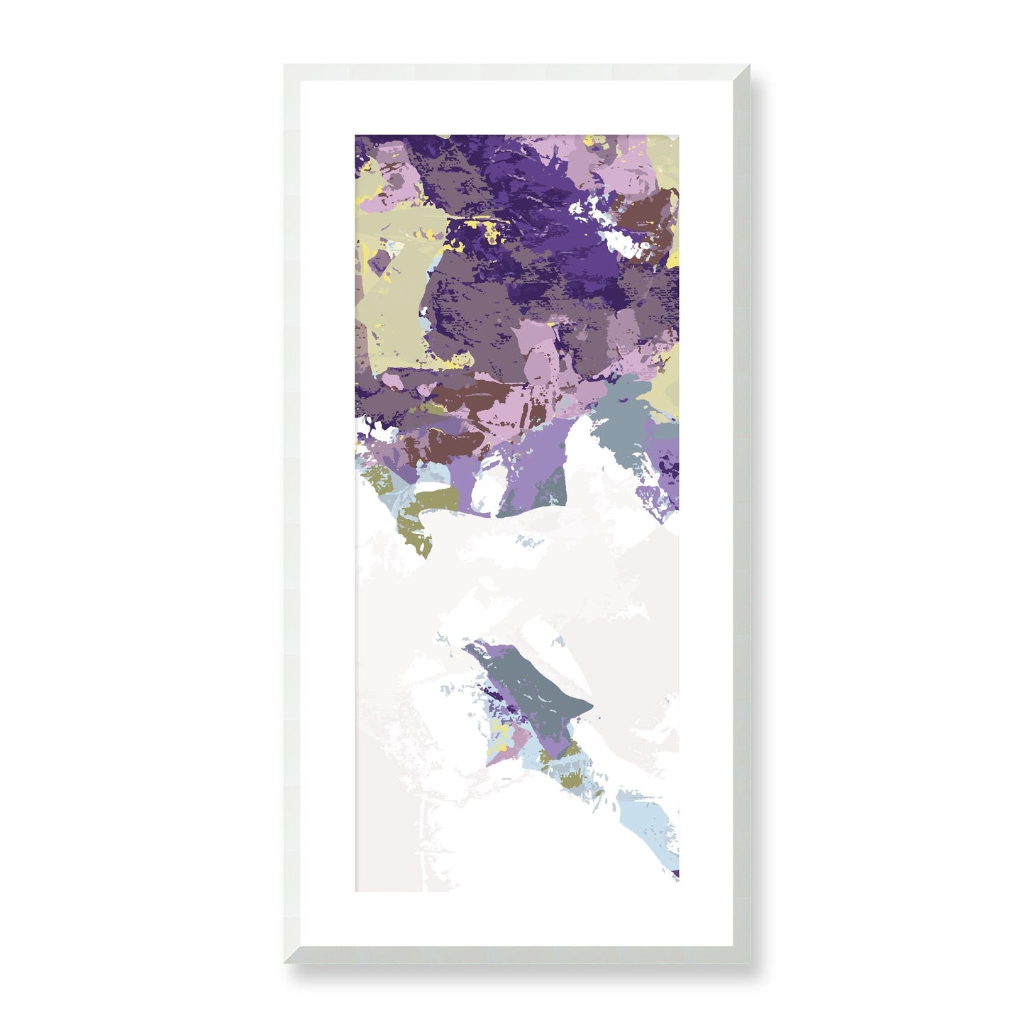 Framed Graphic Art Print, White Mat - 16x33 inches | FP-1140-7693, Prints, Graphic art, White Frame, 41 x 81 cm ,16 x 32 inches