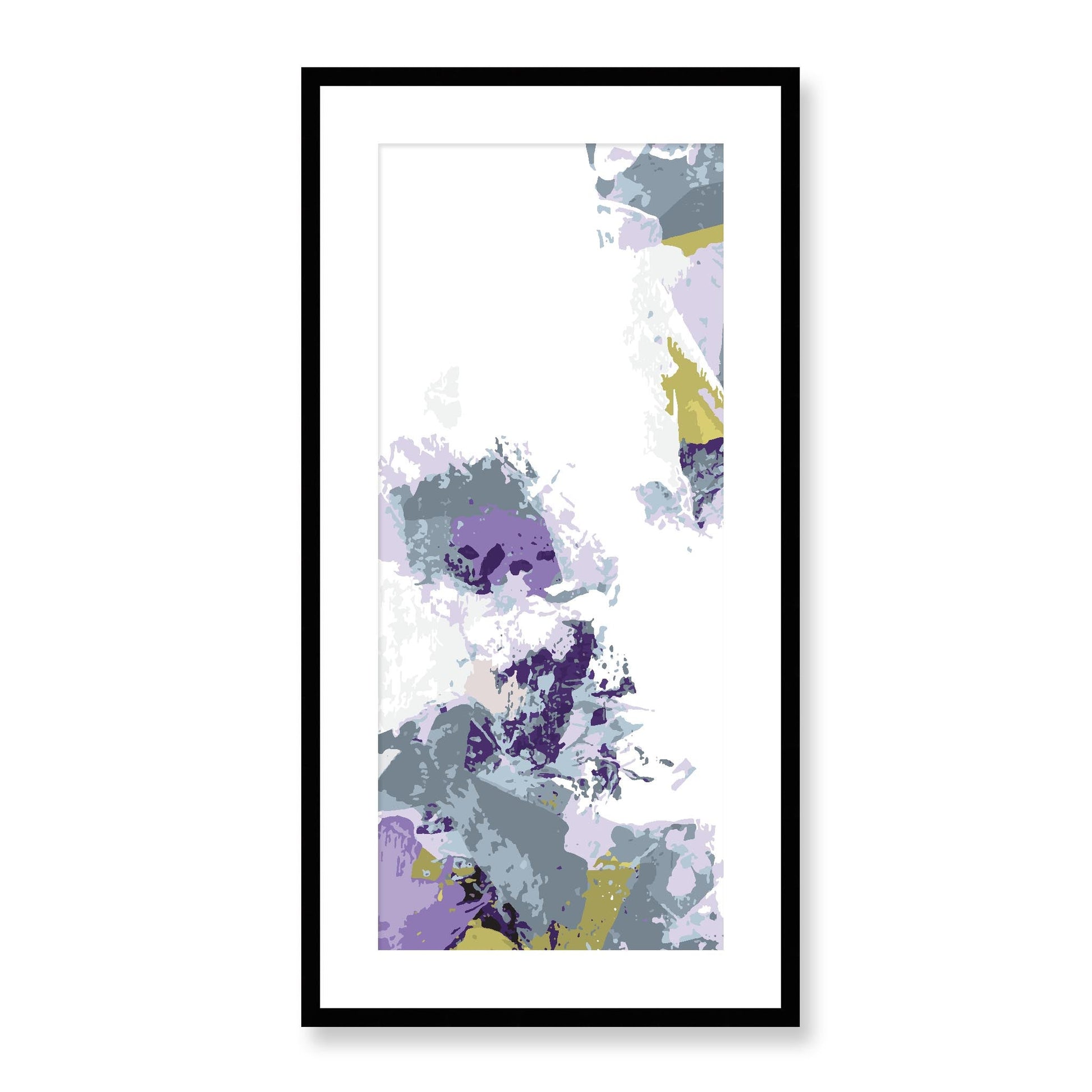 Framed Graphic Art Print, White Mat - 16x33 inches | FP-1140-7694, Prints, Graphic art, Black Frame, 41 x 81 cm ,16 x 32 inches