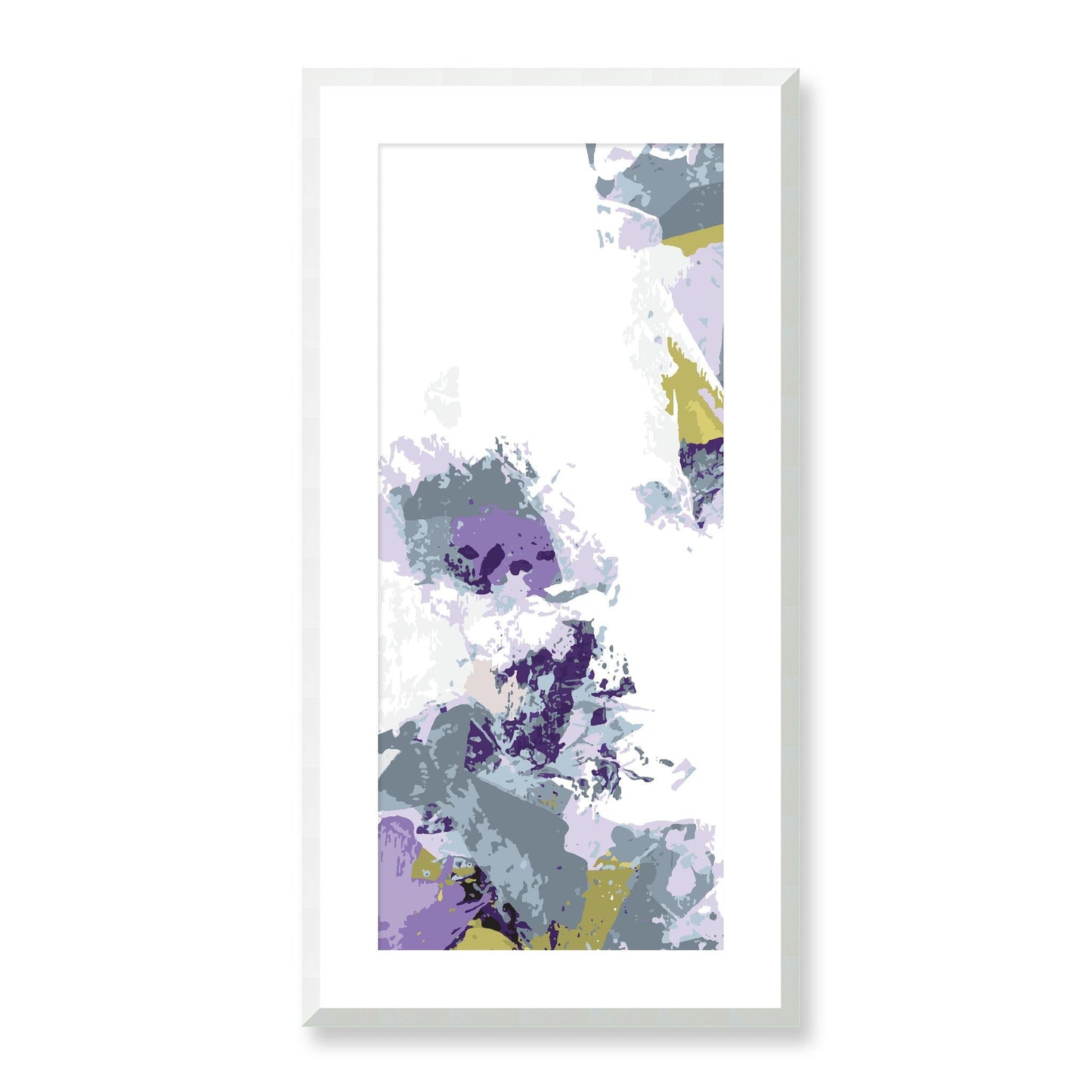 Framed Graphic Art Print, White Mat - 16x33 inches | FP-1140-7694, Prints, Graphic art, White Frame, 41 x 81 cm ,16 x 32 inches