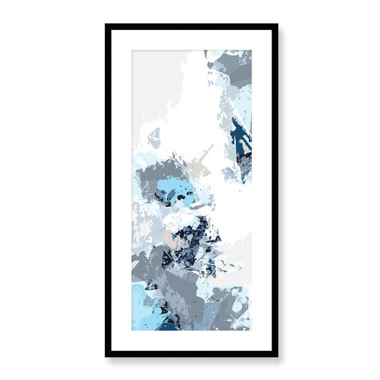 Framed Graphic Art Print, White Mat - 16x33 inches | FP-1150-7694, Prints, Graphic art, Black Frame, 41 x 81 cm ,16 x 32 inches