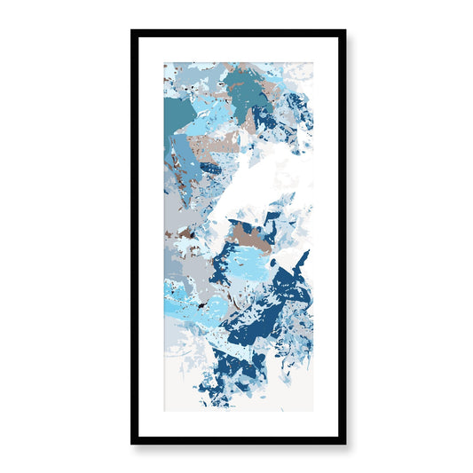 Framed Graphic Art Print, White Mat - 16x33 inches | FP-1150-7695, Prints, Graphic art, Black Frame, 41 x 81 cm ,16 x 32 inches