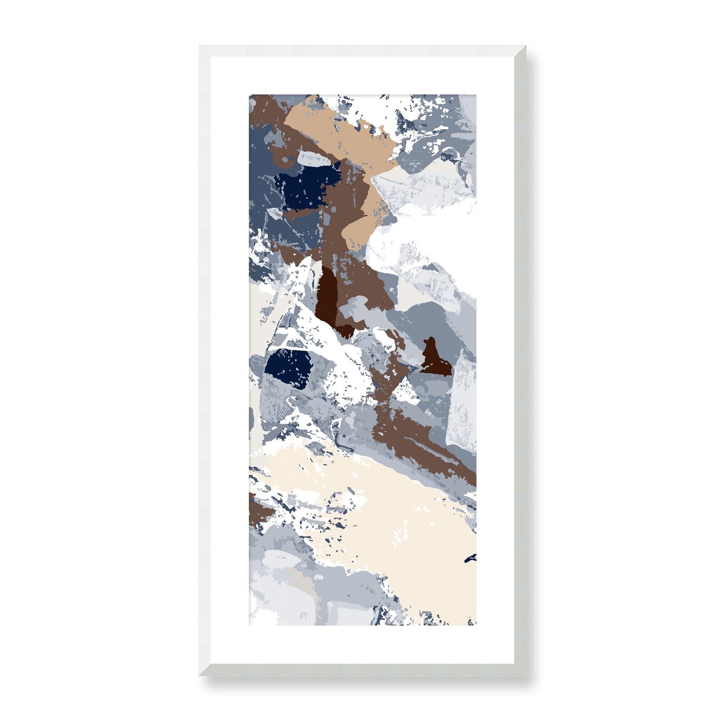 Framed Graphic Art Print, White Mat - 16x33 inches | FP-1160-7690, Prints, Graphic art, White Frame, 41 x 81 cm ,16 x 32 inches