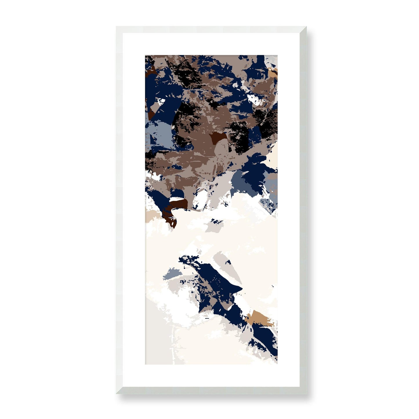 Framed Graphic Art Print, White Mat - 16x33 inches | FP-1160-7693, Prints, Graphic art, White Frame, 41 x 81 cm ,16 x 32 inches