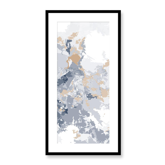 Framed Graphic Art Print, White Mat - 16x33 inches | FP-1160-7698, Prints, Graphic art, Black Frame, 41 x 81 cm ,16 x 32 inches