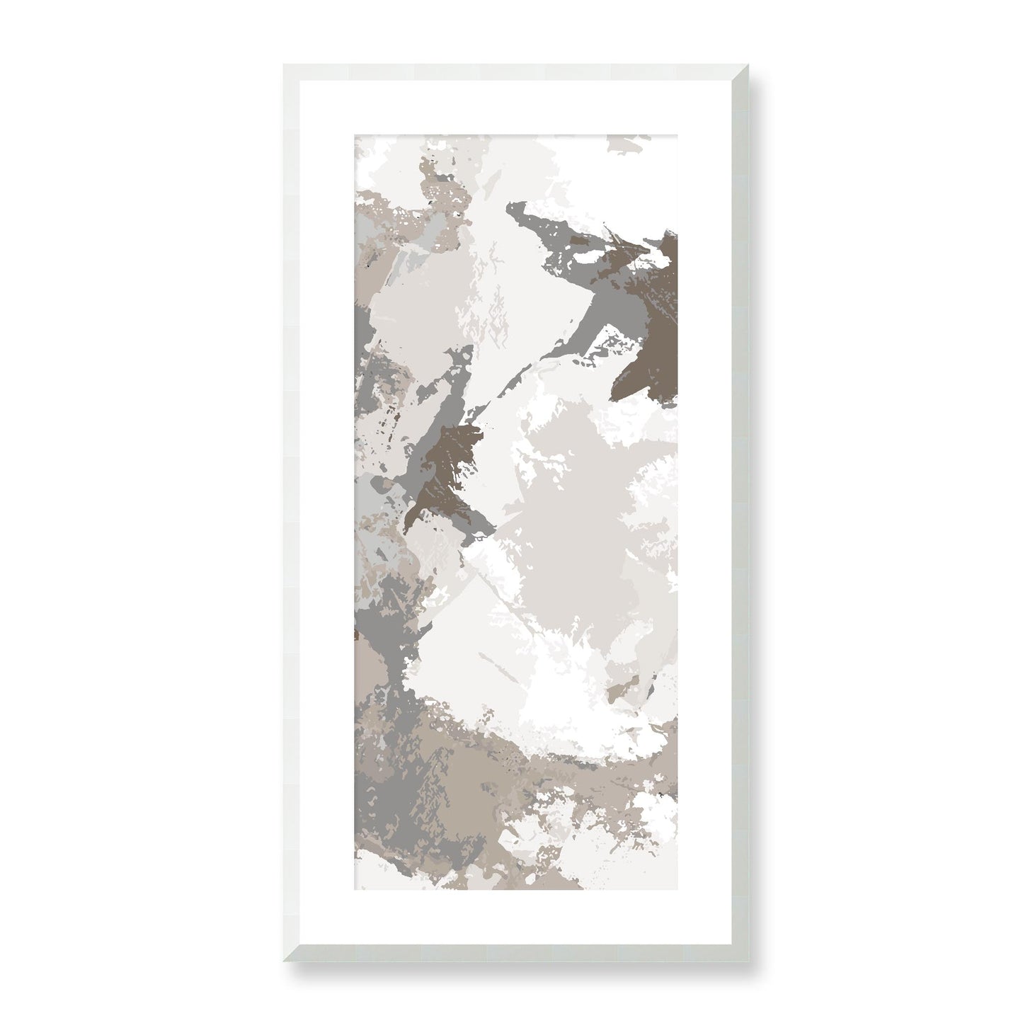 Framed Graphic Art Print, White Mat - 16x33 inches | FP-1170-7691, Prints, Graphic art, White Frame, 41 x 81 cm ,16 x 32 inches