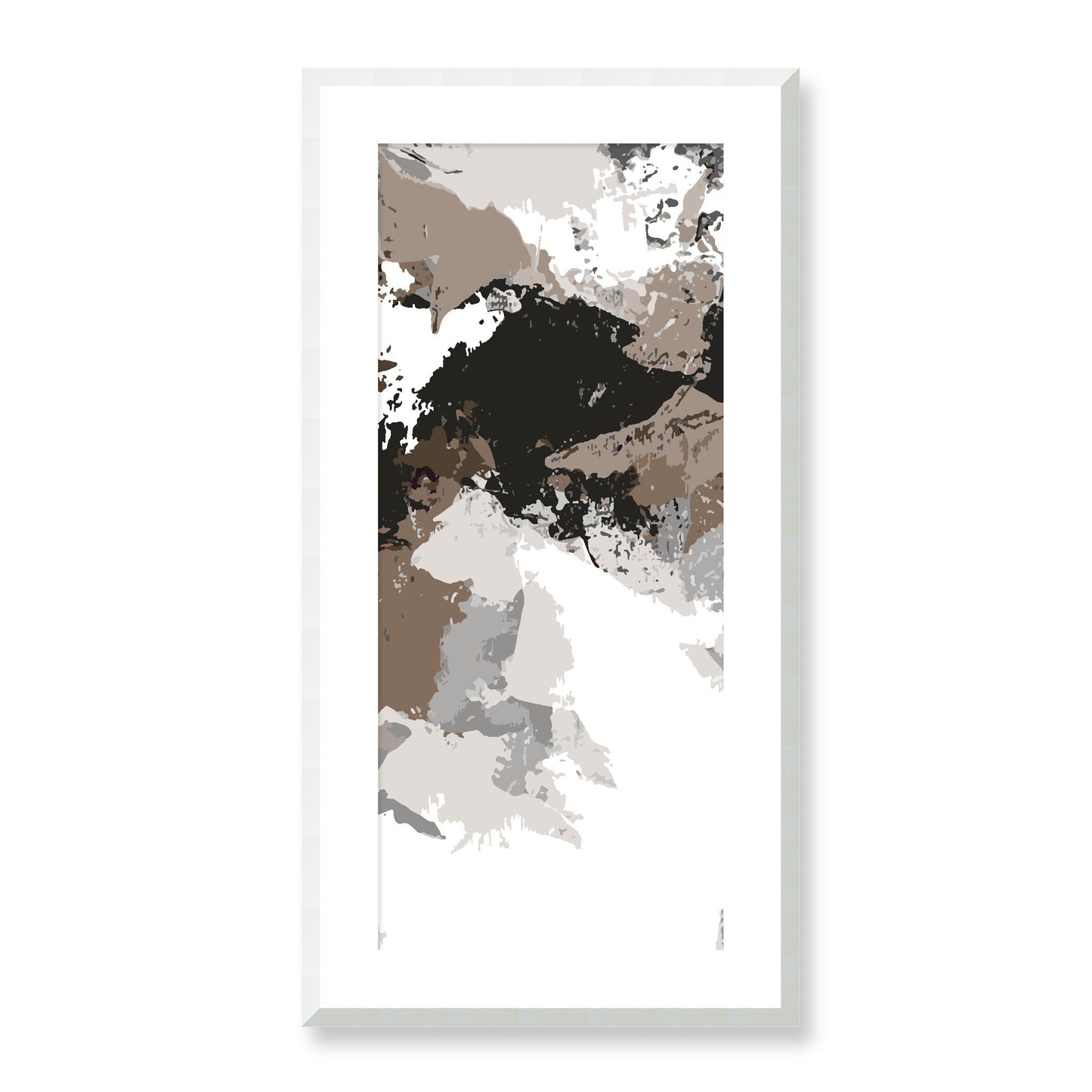 Framed Graphic Art Print, White Mat - 16x33 inches | FP-1170-7692, Prints, Graphic art, White Frame, 41 x 81 cm ,16 x 32 inches