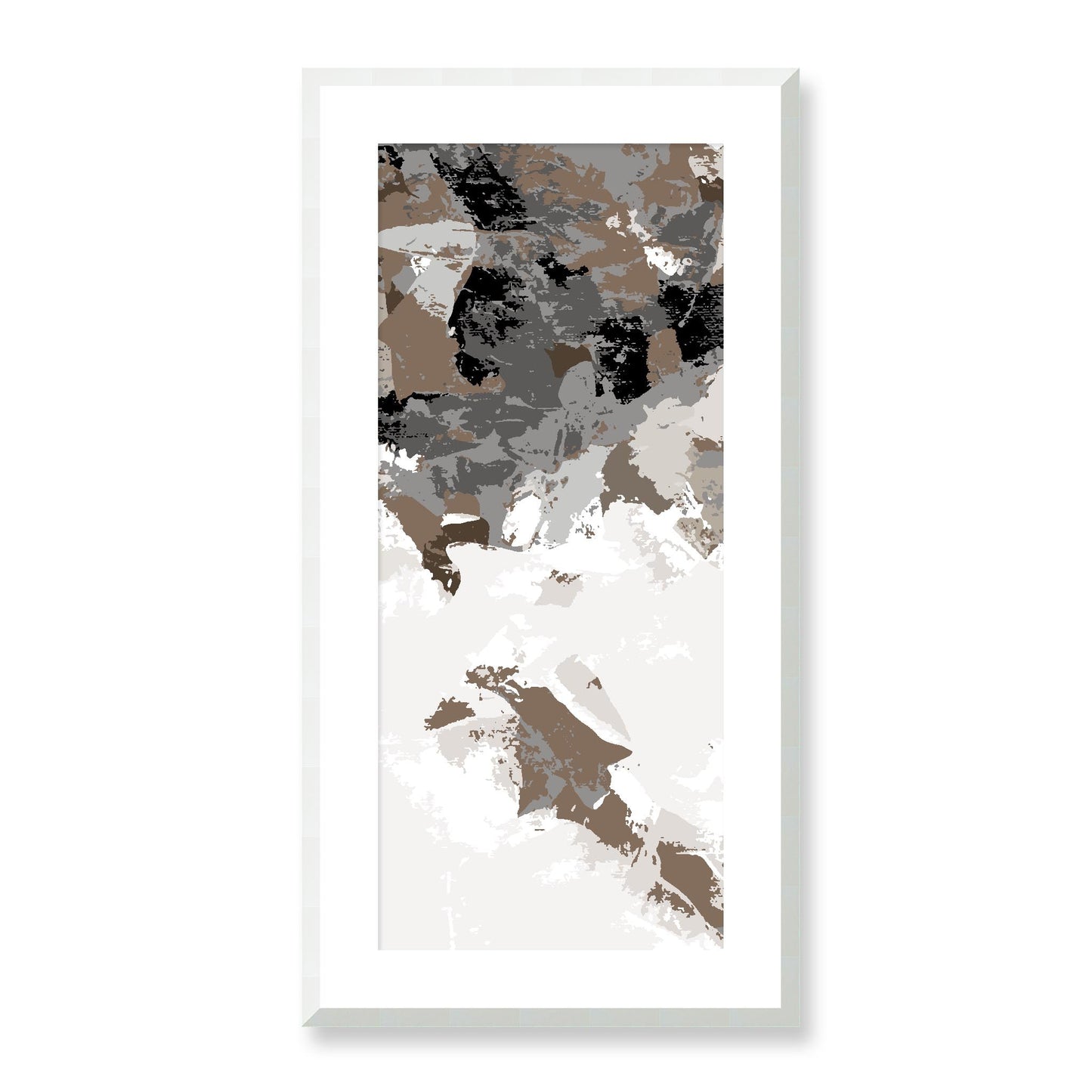 Framed Graphic Art Print, White Mat - 16x33 inches | FP-1170-7693, Prints, Graphic art, White Frame, 41 x 81 cm ,16 x 32 inches