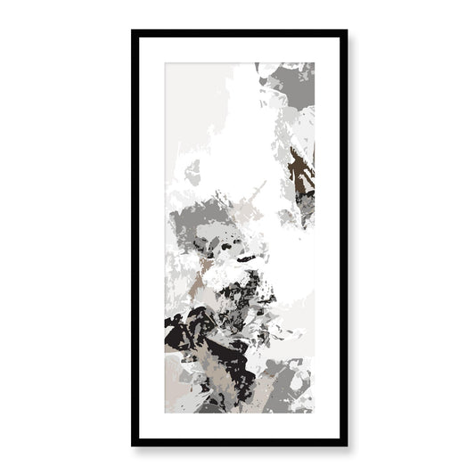 Framed Graphic Art Print, White Mat - 16x33 inches | FP-1170-7694, Prints, Graphic art, Black Frame, 41 x 81 cm ,16 x 32 inches