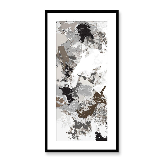 Framed Graphic Art Print, White Mat - 16x33 inches | FP-1170-7695, Prints, Graphic art, Black Frame, 41 x 81 cm ,16 x 32 inches