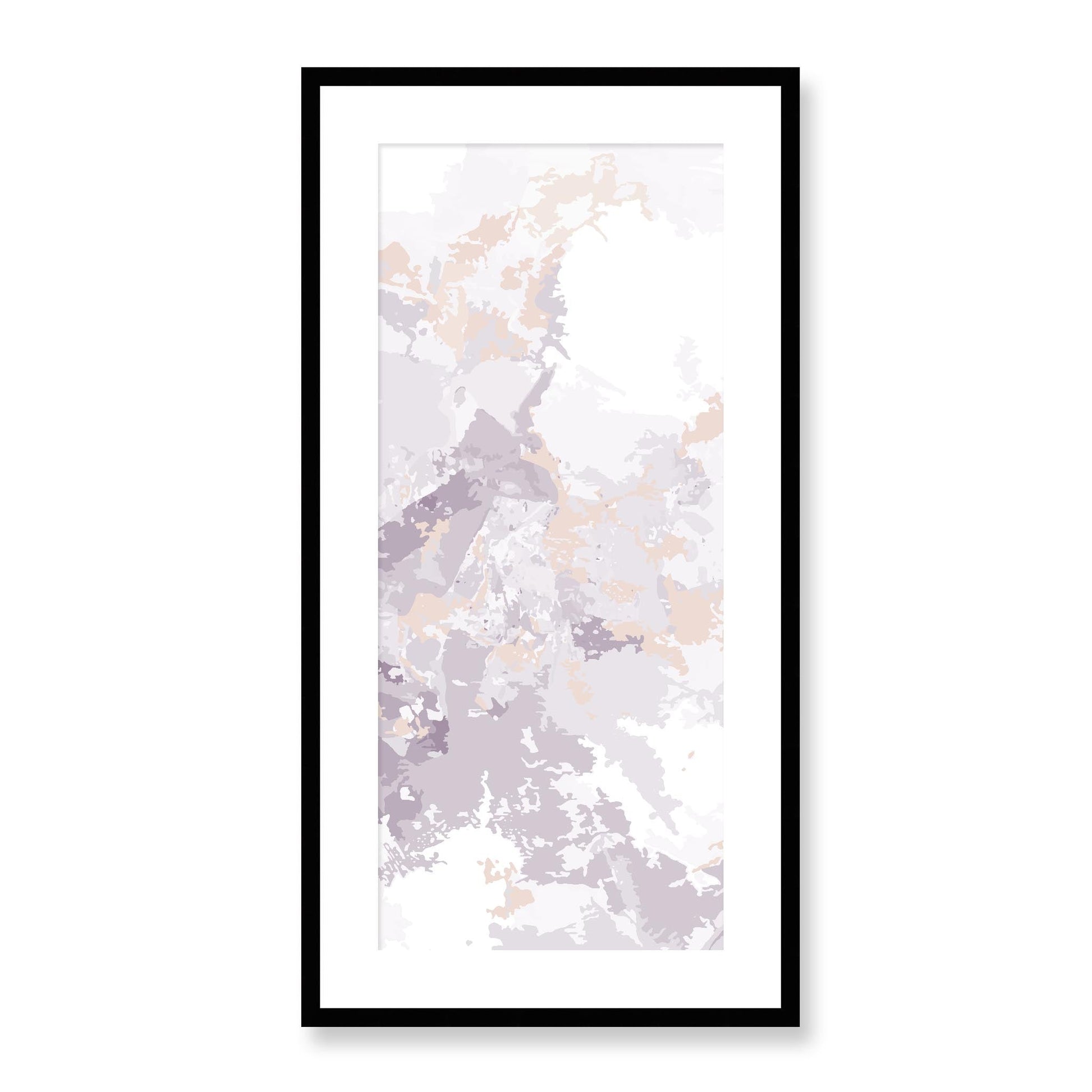 Framed Graphic Art Print, White Mat - 16x33 inches | FP-1180-7698, Prints, Graphic art, Black Frame, 41 x 81 cm ,16 x 32 inches