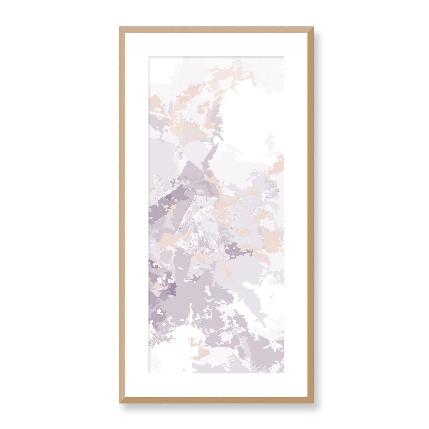 Framed Graphic Art Print, White Mat - 16x33 inches | FP-1180-7698, Prints, Graphic art, Natural Frame, 41 x 81 cm ,16 x 32 inches