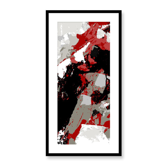 Framed Graphic Art Print, White Mat - 16x33 inches | FP-1190-7688, Prints, Graphic art, Black Frame, 41 x 81 cm ,16 x 32 inches