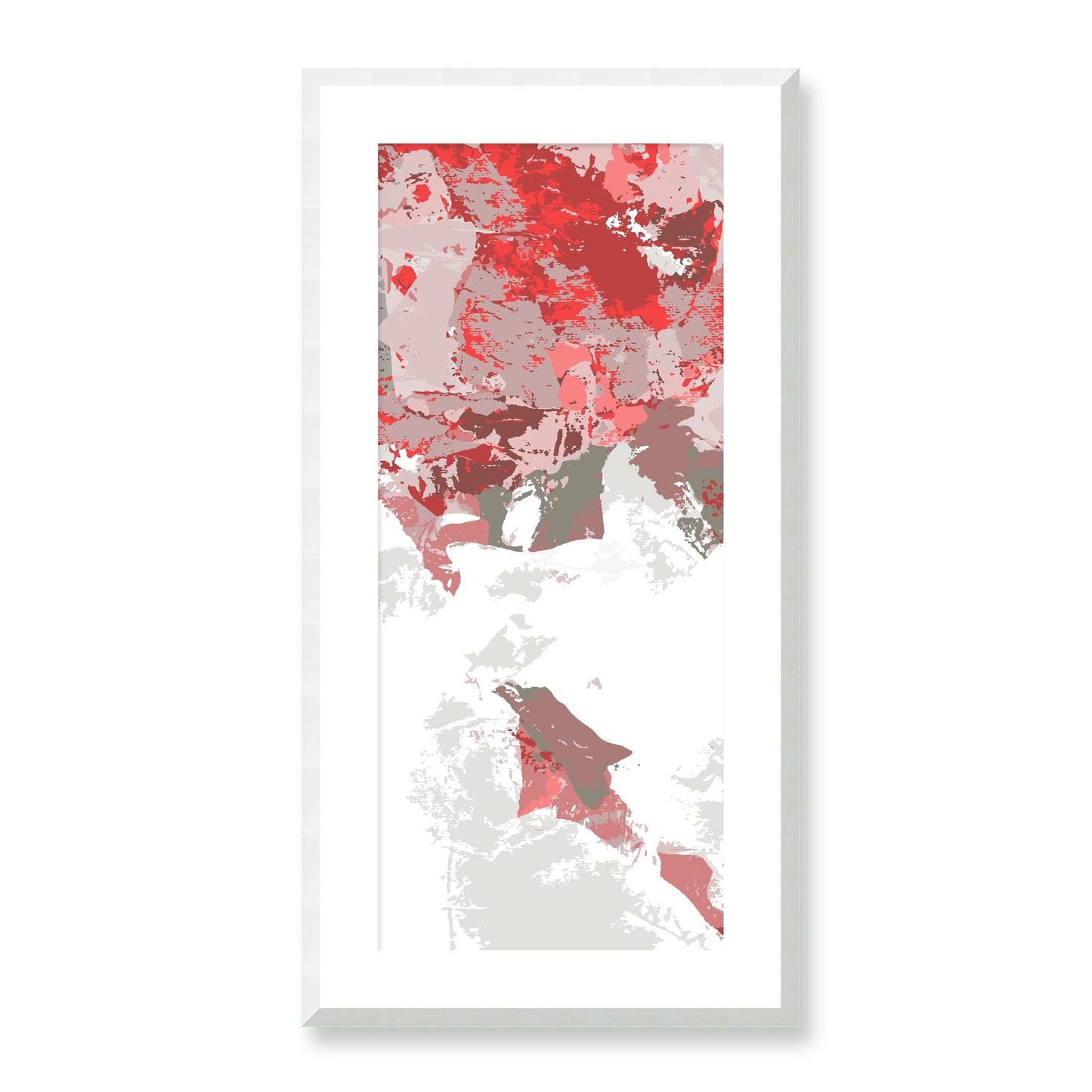 Framed Graphic Art Print, White Mat - 16x33 inches | FP-1190-7693, Prints, Graphic art, White Frame, 41 x 81 cm ,16 x 32 inches