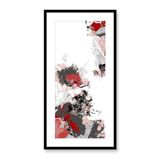 Framed Graphic Art Print, White Mat - 16x33 inches | FP-1190-7694, Prints, Graphic art, Black Frame, 41 x 81 cm ,16 x 32 inches