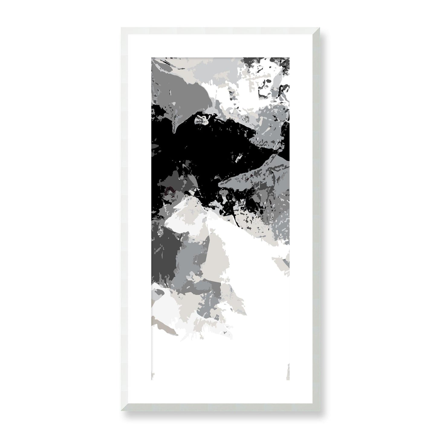 Framed Graphic Art Print, White Mat - 16x33 inches | FP-1200-7692, Prints, Graphic art, White Frame, 41 x 81 cm ,16 x 32 inches