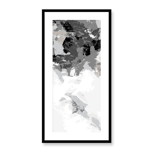 Framed Graphic Art Print, White Mat - 16x33 inches | FP-1200-7693, Prints, Graphic art, Black Frame, 41 x 81 cm ,16 x 32 inches