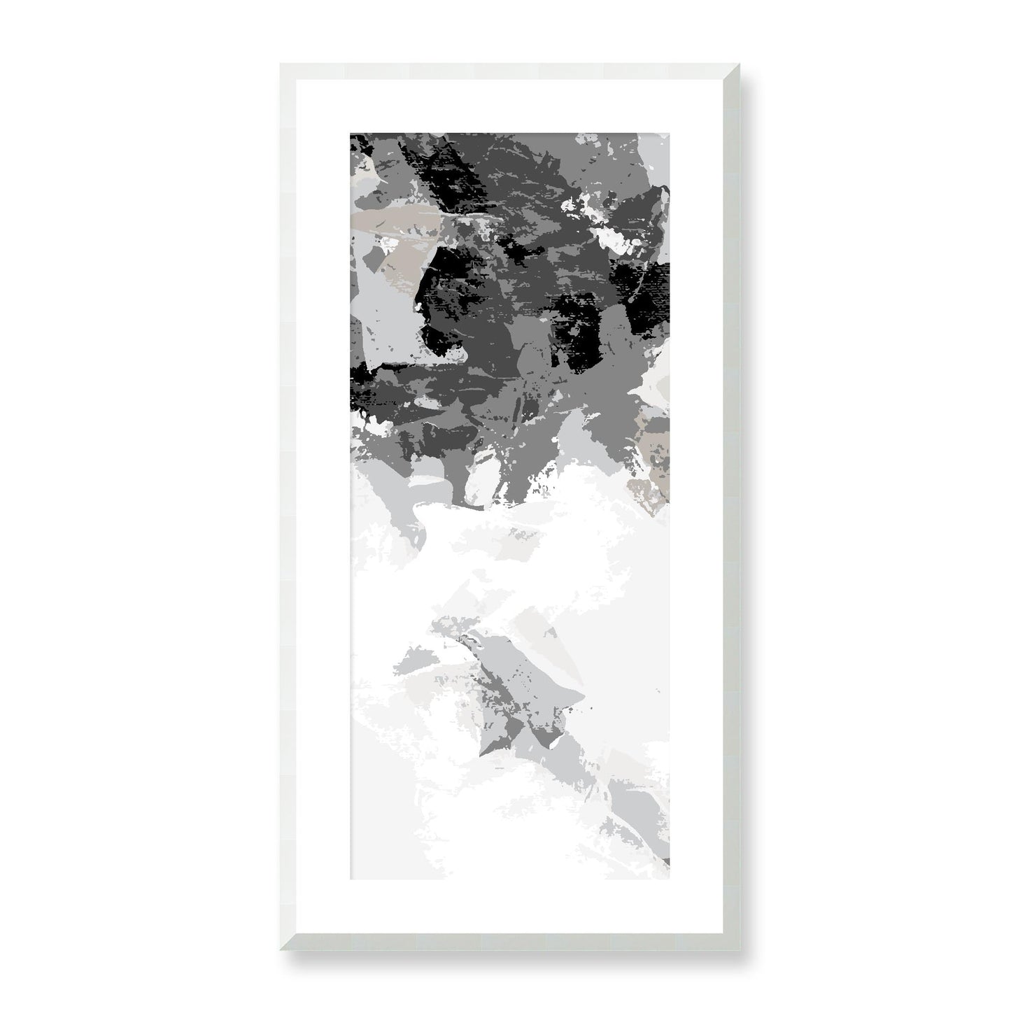 Framed Graphic Art Print, White Mat - 16x33 inches | FP-1200-7693, Prints, Graphic art, White Frame, 41 x 81 cm ,16 x 32 inches