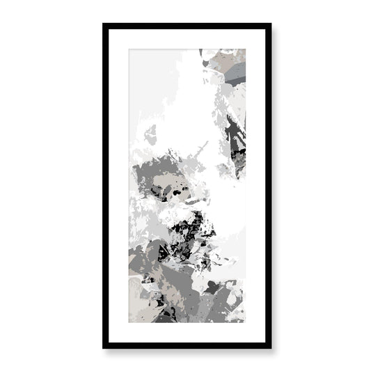 Framed Graphic Art Print, White Mat - 16x33 inches | FP-1200-7694, Prints, Graphic art, Black Frame, 41 x 81 cm ,16 x 32 inches