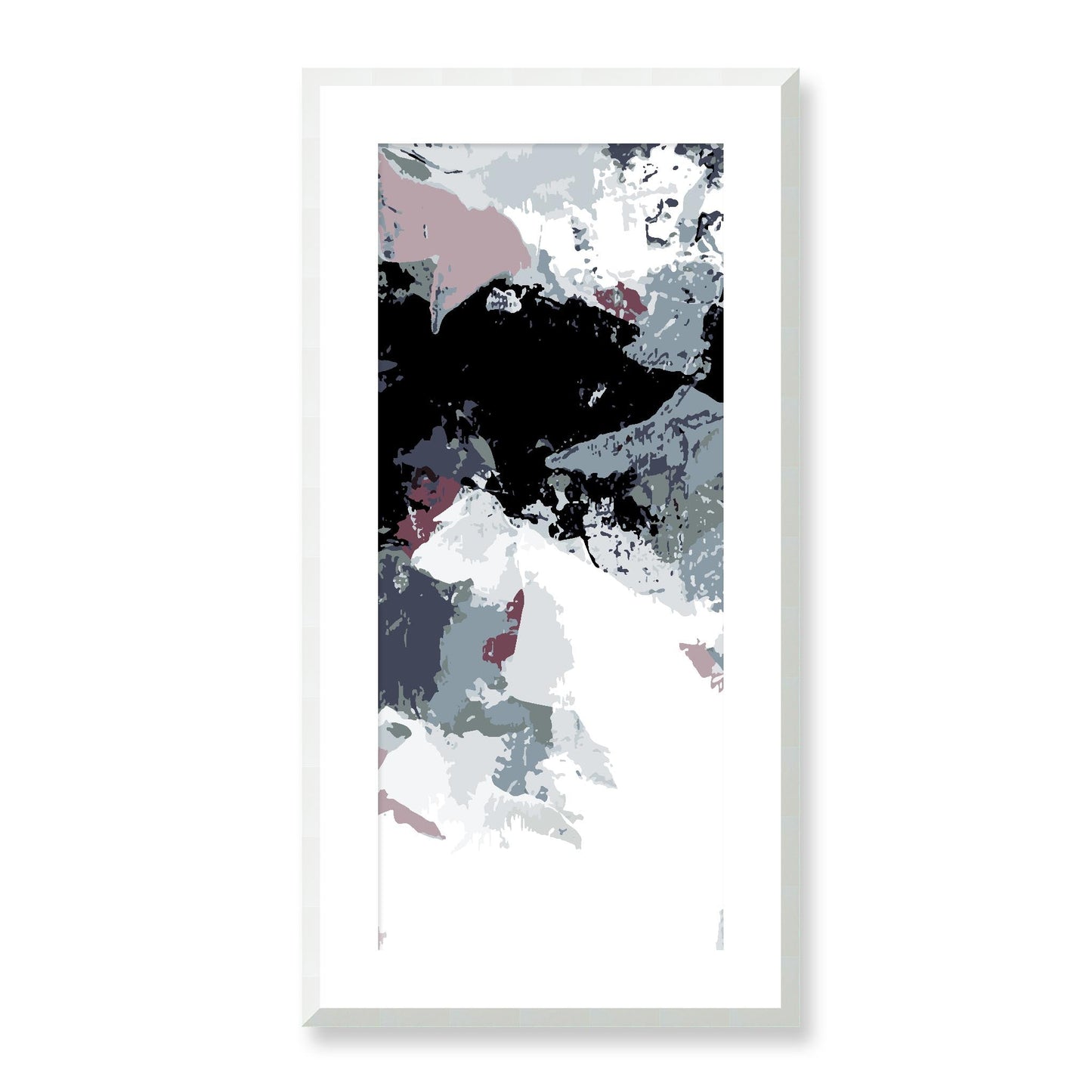 Framed Graphic Art Print, White Mat - 16x33 inches | FP-1210-7692, Prints, Graphic art, White Frame, 41 x 81 cm ,16 x 32 inches
