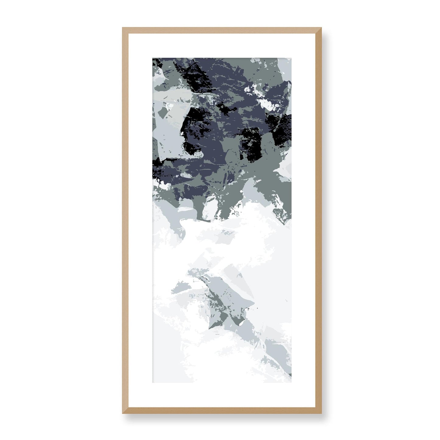 Framed Graphic Art Print, White Mat - 16x33 inches | FP-1210-7693, Prints, Graphic art, Natural Frame, 41 x 81 cm ,16 x 32 inches