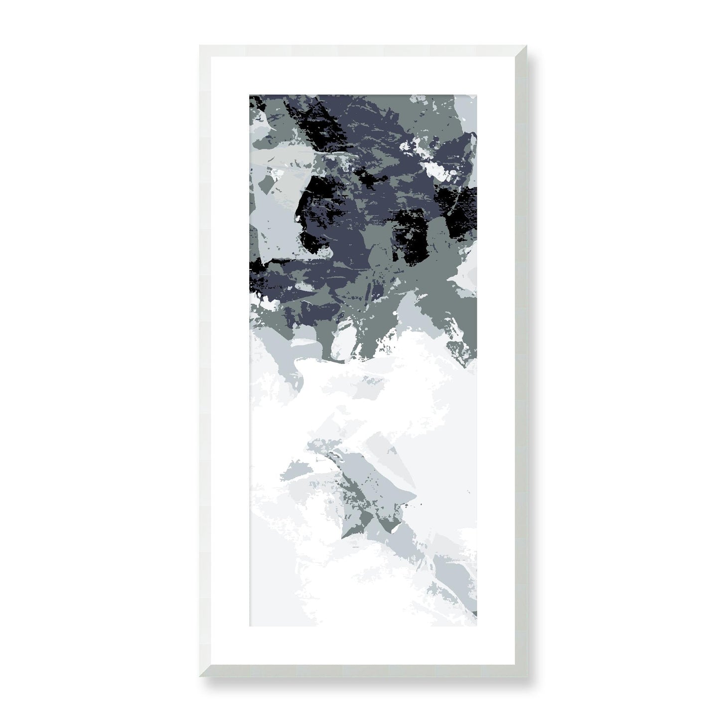 Framed Graphic Art Print, White Mat - 16x33 inches | FP-1210-7693, Prints, Graphic art, White Frame, 41 x 81 cm ,16 x 32 inches