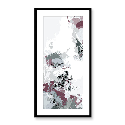 Framed Graphic Art Print, White Mat - 16x33 inches | FP-1210-7694, Prints, Graphic art, Black Frame, 41 x 81 cm ,16 x 32 inches