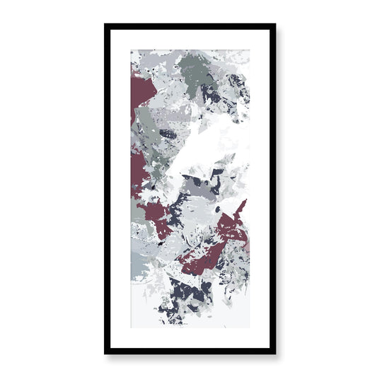 Framed Graphic Art Print, White Mat - 16x33 inches | FP-1210-7695, Prints, Graphic art, Black Frame, 41 x 81 cm ,16 x 32 inches