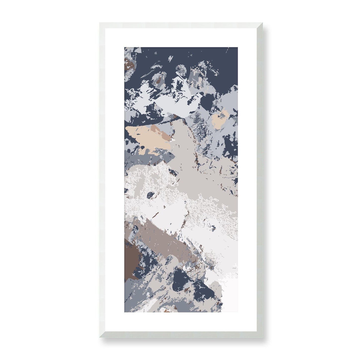 Framed Graphic Art Print, White Mat - 16x33 inches | FP-1220-7689, Prints, Graphic art, White Frame, 41 x 81 cm ,16 x 32 inches