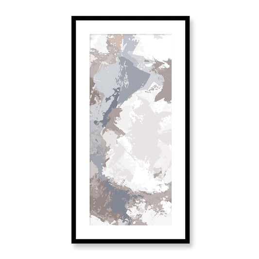 Framed Graphic Art Print, White Mat - 16x33 inches | FP-1220-7691, Prints, Graphic art, Black Frame, 41 x 81 cm ,16 x 32 inches