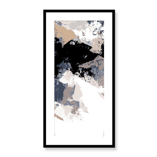 Framed Graphic Art Print, White Mat - 16x33 inches | FP-1220-7692, Prints, Graphic art, Black Frame, 41 x 81 cm ,16 x 32 inches