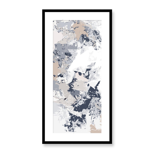 Framed Graphic Art Print, White Mat - 16x33 inches | FP-1220-7695, Prints, Graphic art, Black Frame, 41 x 81 cm ,16 x 32 inches