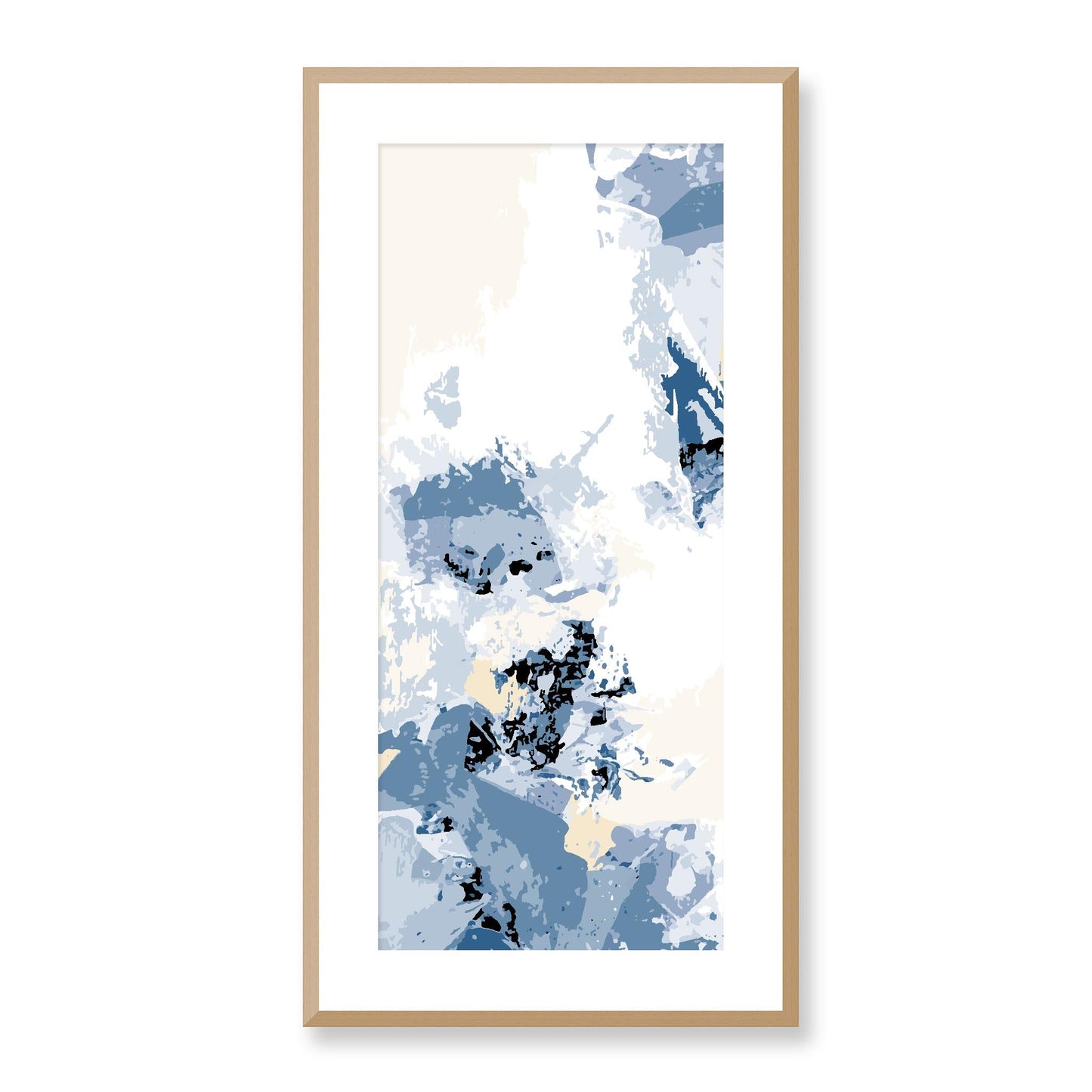 Framed Graphic Art Print, White Mat - 16x33 inches | FP-1230-7694, Prints, Graphic art, Natural Frame, 41 x 81 cm ,16 x 32 inches