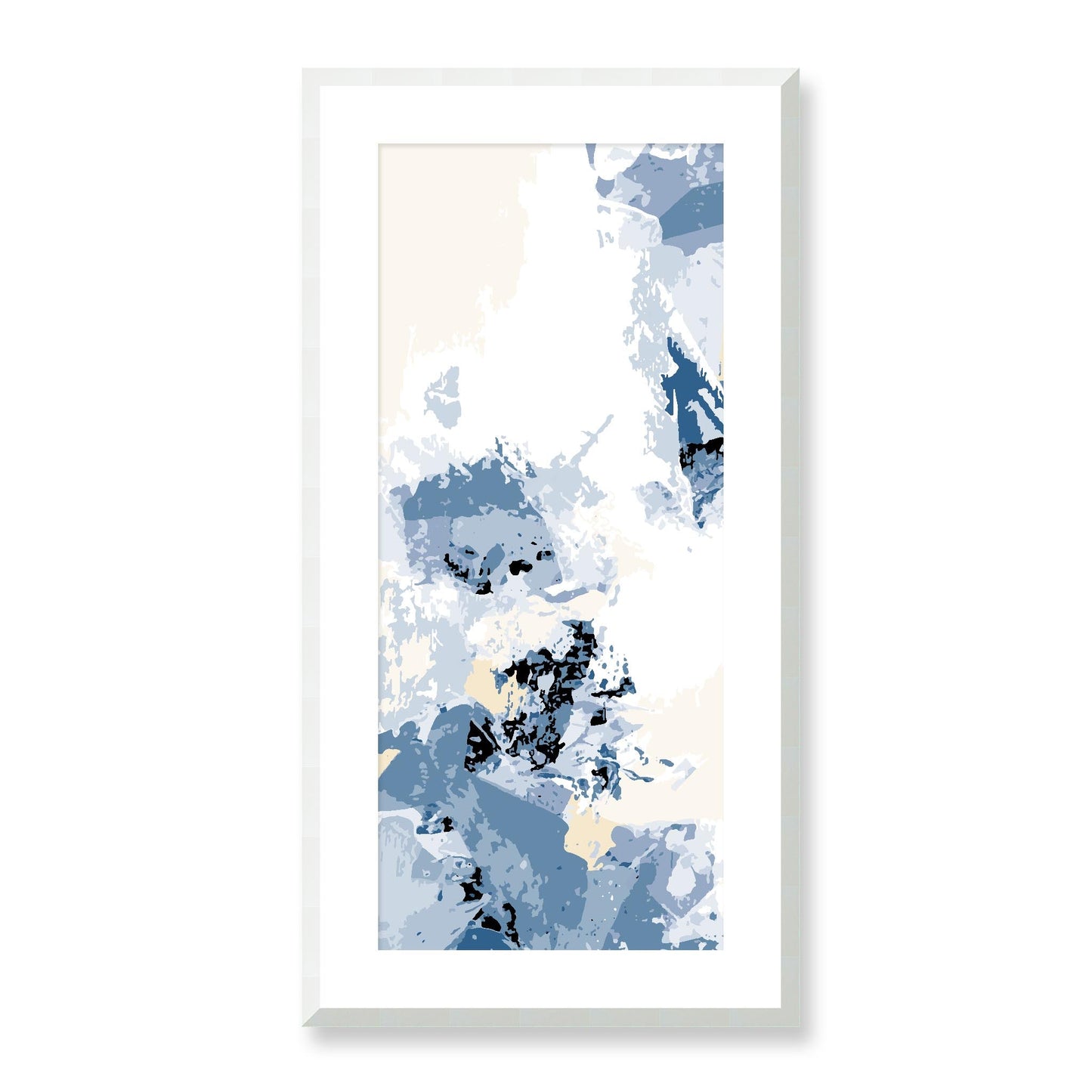 Framed Graphic Art Print, White Mat - 16x33 inches | FP-1230-7694, Prints, Graphic art, White Frame, 41 x 81 cm ,16 x 32 inches