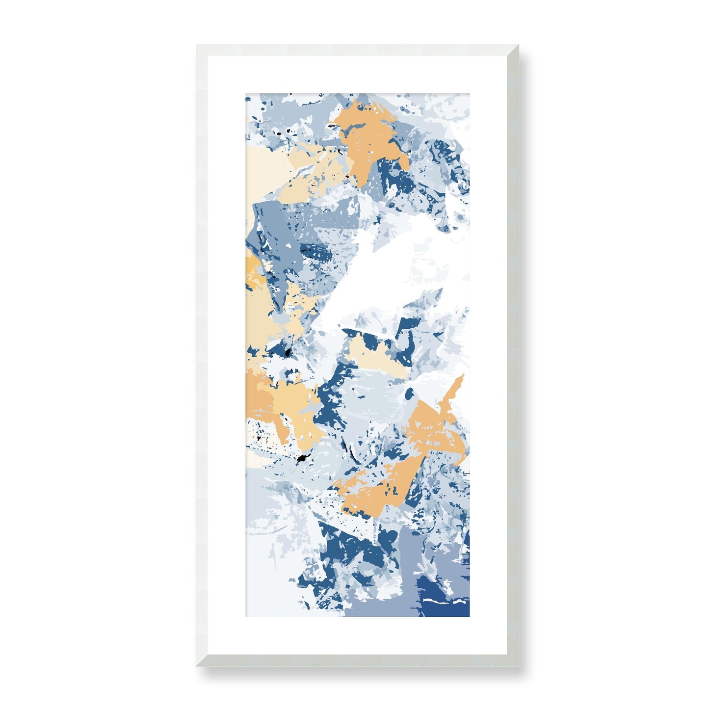 Framed Graphic Art Print, White Mat - 16x33 inches | FP-1230-7695, Prints, Graphic art, White Frame, 41 x 81 cm ,16 x 32 inches