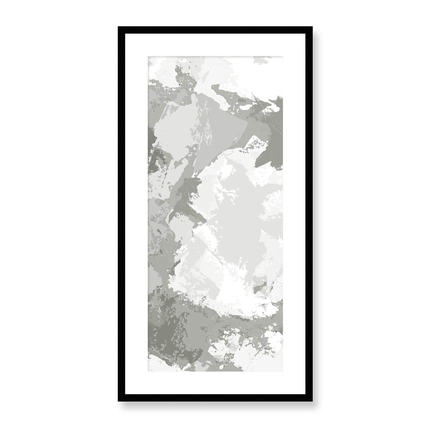Framed Graphic Art Print, White Mat - 16x33 inches | FP-1240-7691, Prints, Graphic art, Black Frame, 41 x 81 cm ,16 x 32 inches