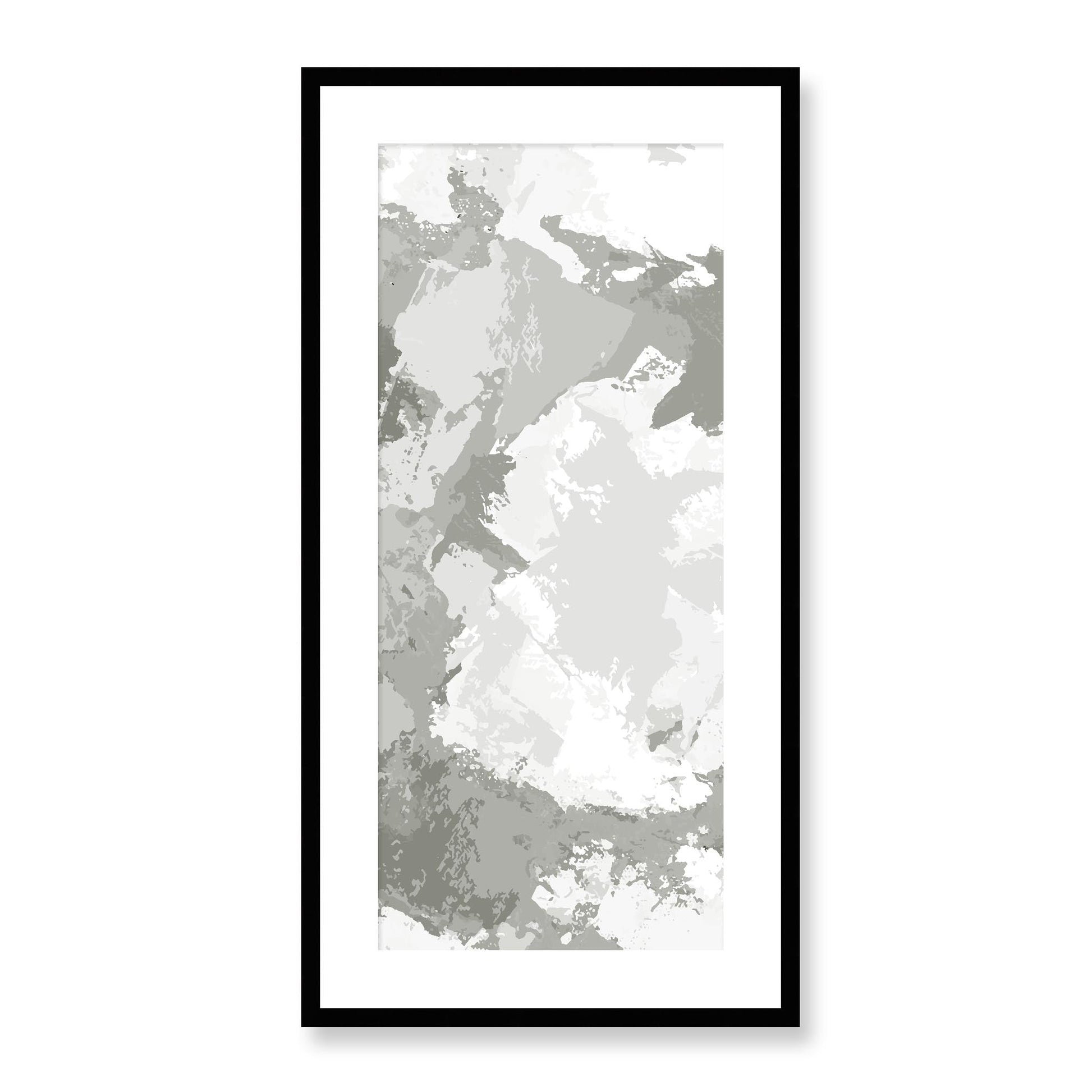Framed Graphic Art Print, White Mat - 16x33 inches | FP-1240-7691, Prints, Graphic art, Black Frame, 41 x 81 cm ,16 x 32 inches