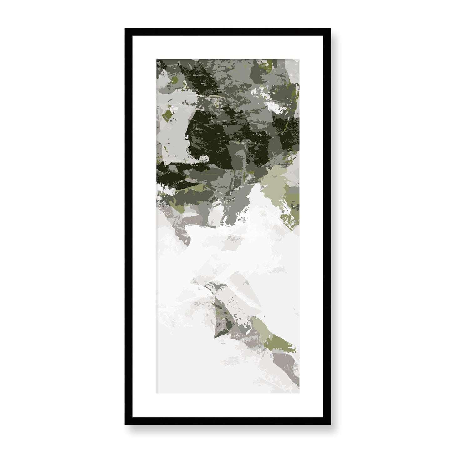Framed Graphic Art Print, White Mat - 16x33 inches | FP-1240-7693, Prints, Graphic art, Black Frame, 41 x 81 cm ,16 x 32 inches
