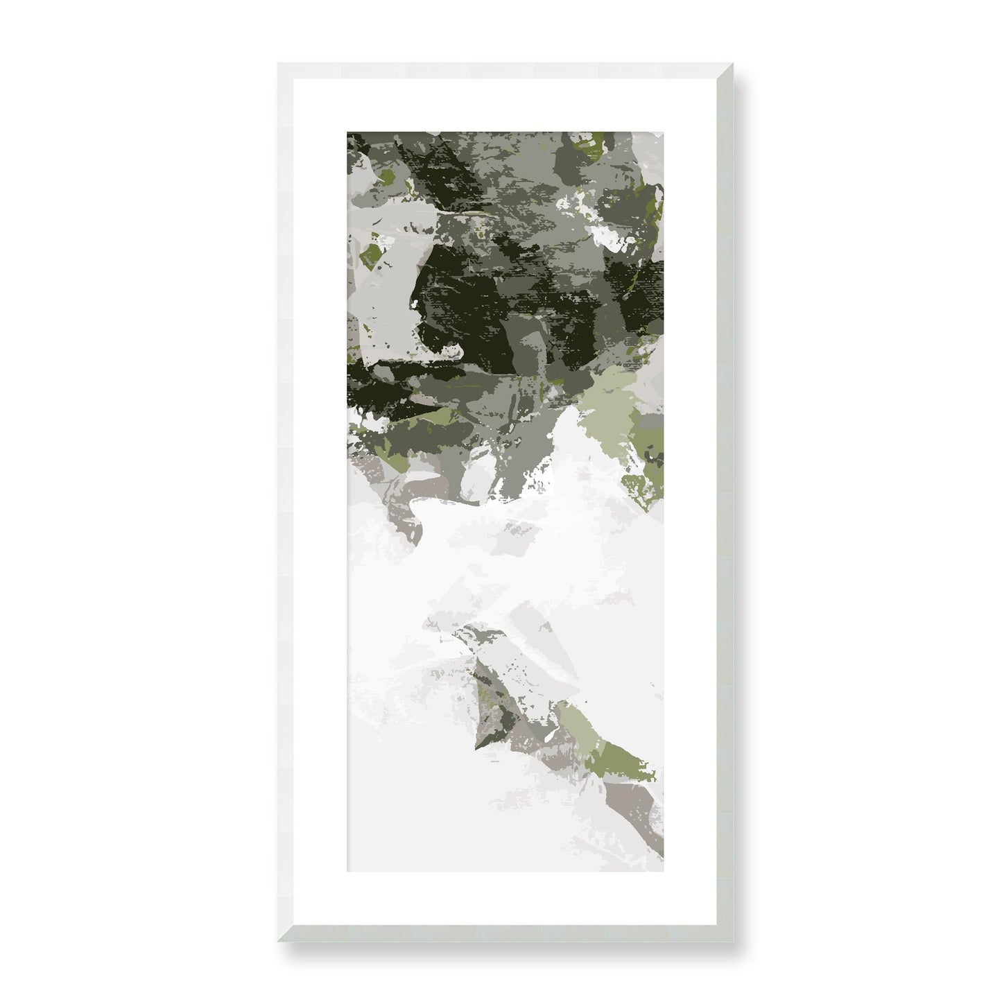 Framed Graphic Art Print, White Mat - 16x33 inches | FP-1240-7693, Prints, Graphic art, White Frame, 41 x 81 cm ,16 x 32 inches
