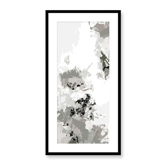Framed Graphic Art Print, White Mat - 16x33 inches | FP-1240-7694, Prints, Graphic art, Black Frame, 41 x 81 cm ,16 x 32 inches