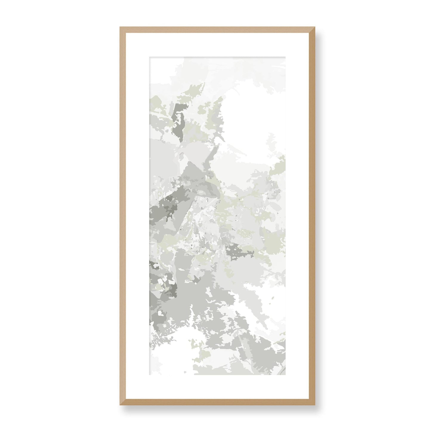 Framed Graphic Art Print, White Mat - 16x33 inches | FP-1240-7698, Prints, Graphic art, Natural Frame, 41 x 81 cm ,16 x 32 inches