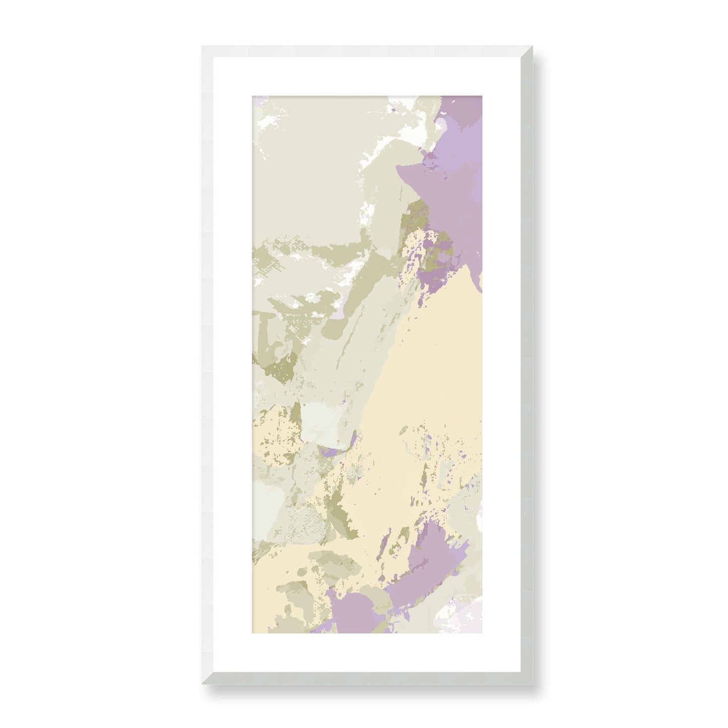 Framed Graphic Art Print, White Mat - 16x33 inches | FP-1250-7688, Prints, Graphic art, White Frame, 41 x 81 cm ,16 x 32 inches