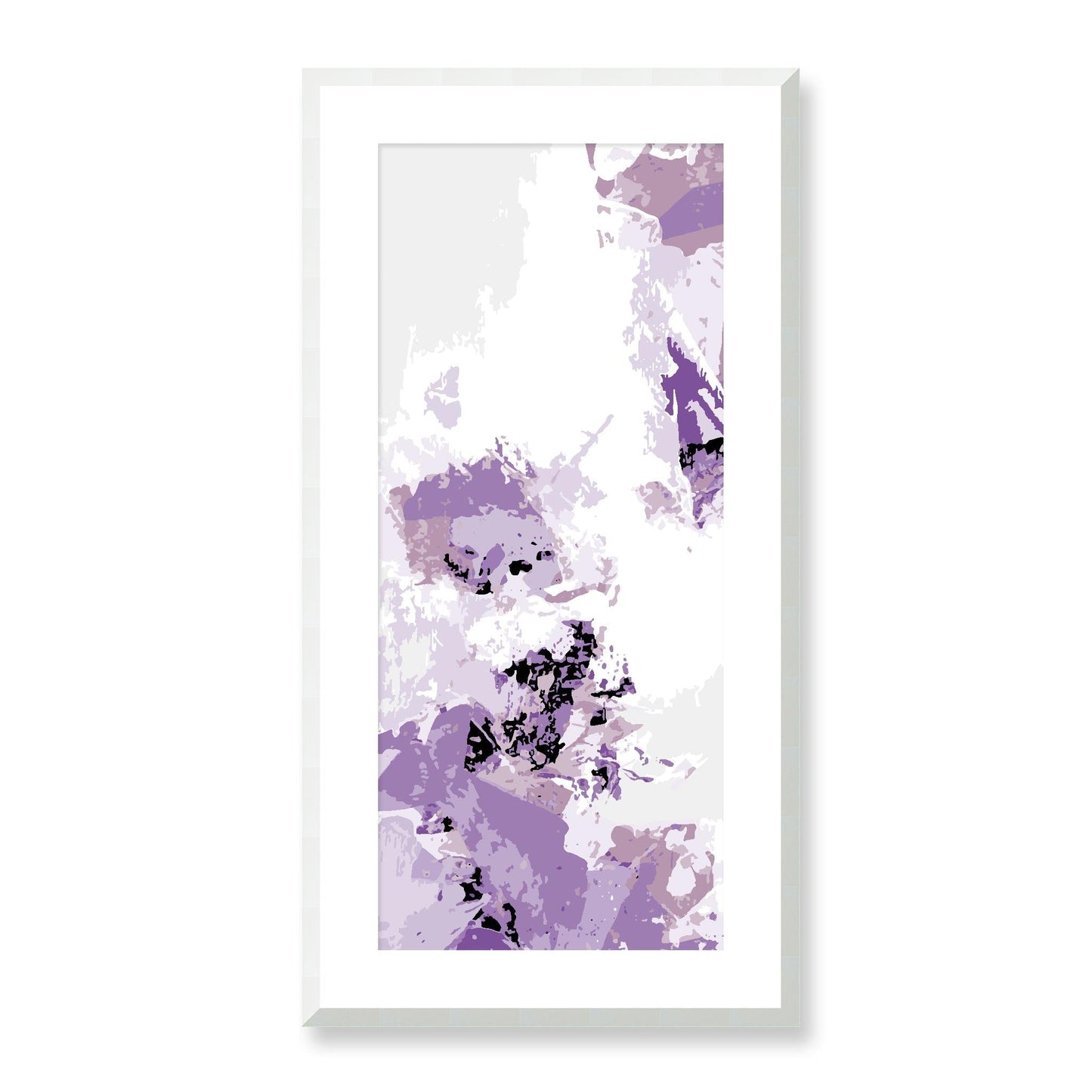 Framed Graphic Art Print, White Mat - 16x33 inches | FP-1250-7694, Prints, Graphic art, White Frame, 41 x 81 cm ,16 x 32 inches