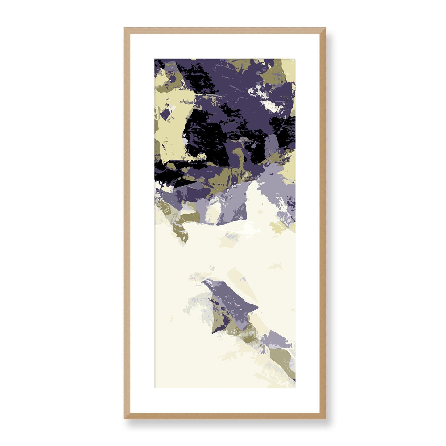 Framed Graphic Art Print, White Mat - 16x33 inches | FP-1260-7693, Prints, Graphic art, Natural Frame, 41 x 81 cm ,16 x 32 inches