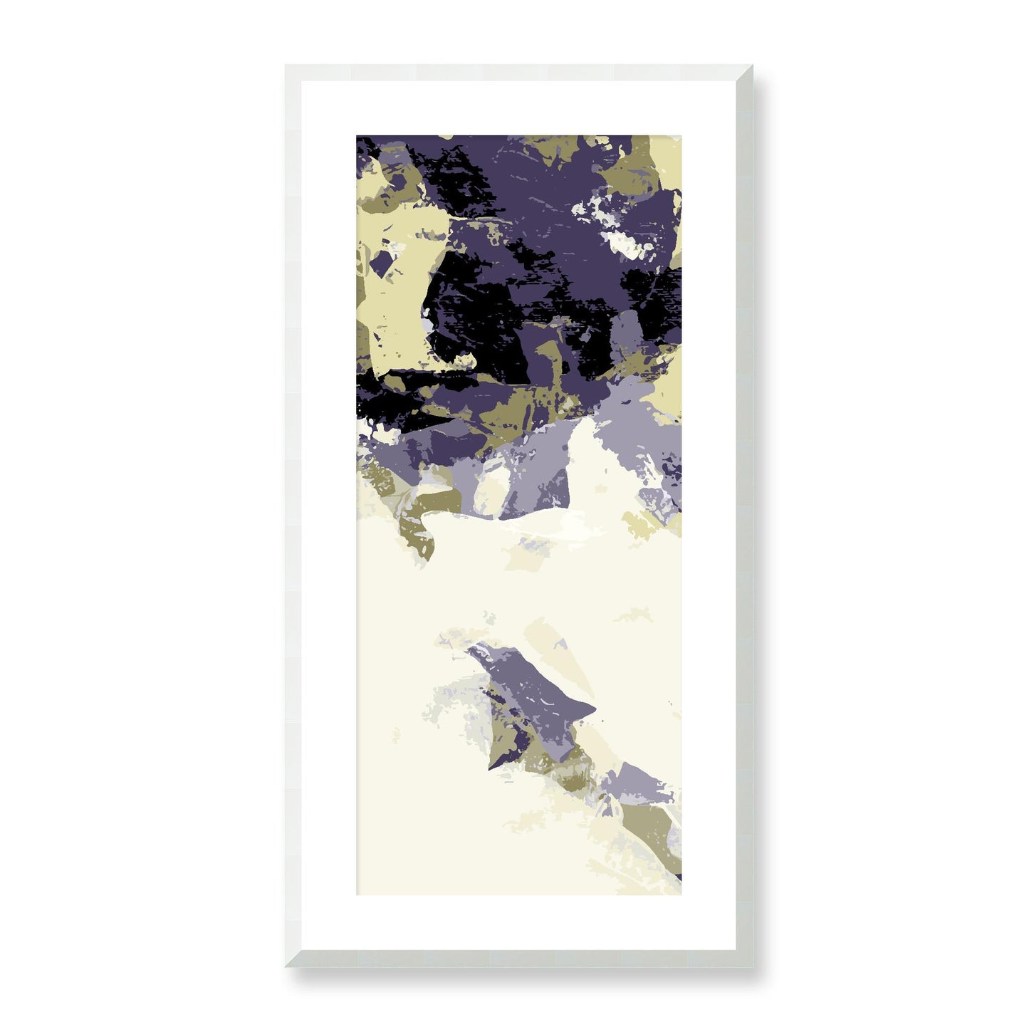 Framed Graphic Art Print, White Mat - 16x33 inches | FP-1260-7693, Prints, Graphic art, White Frame, 41 x 81 cm ,16 x 32 inches