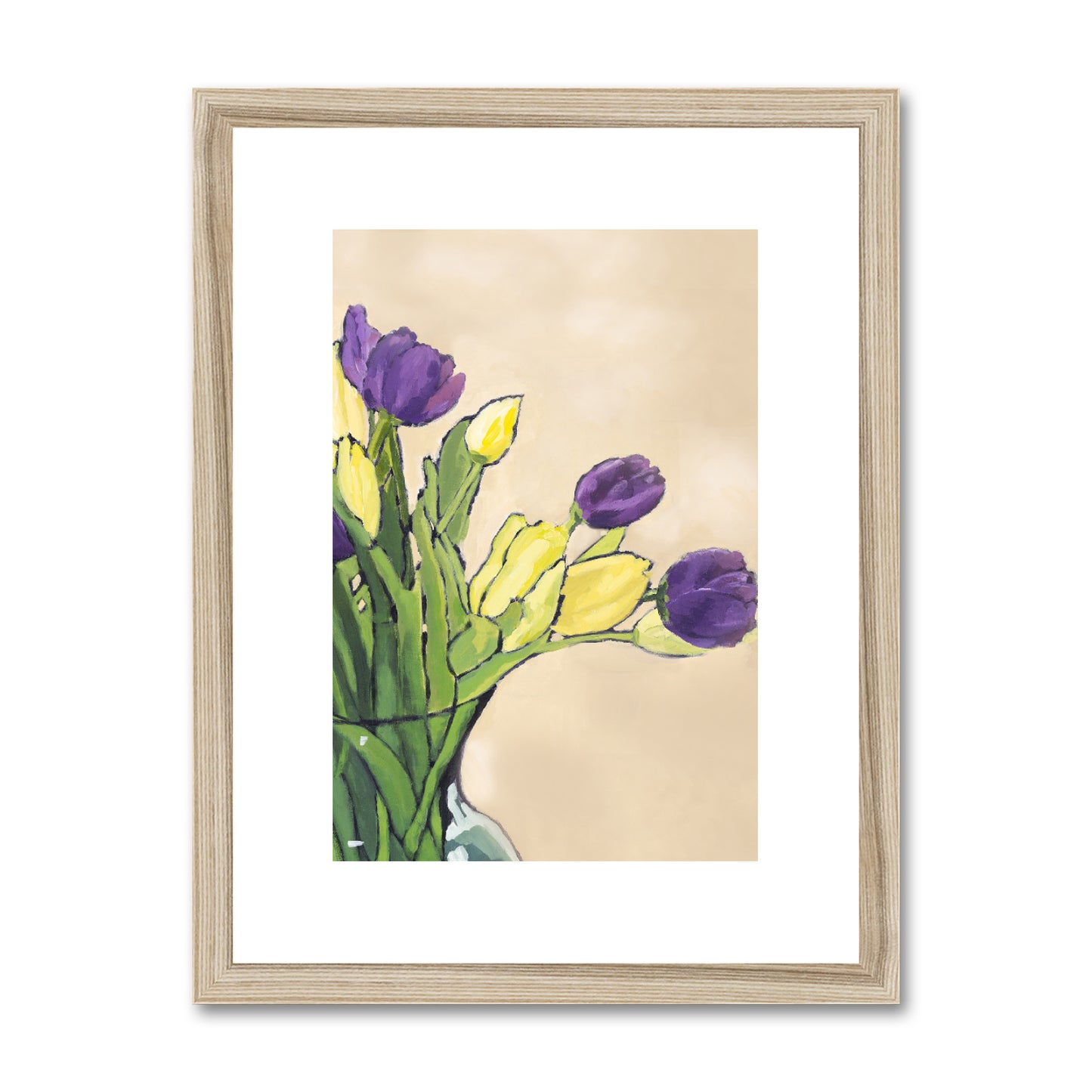 12"x16", Natural Frame, FPV-1060-1117-1216-N