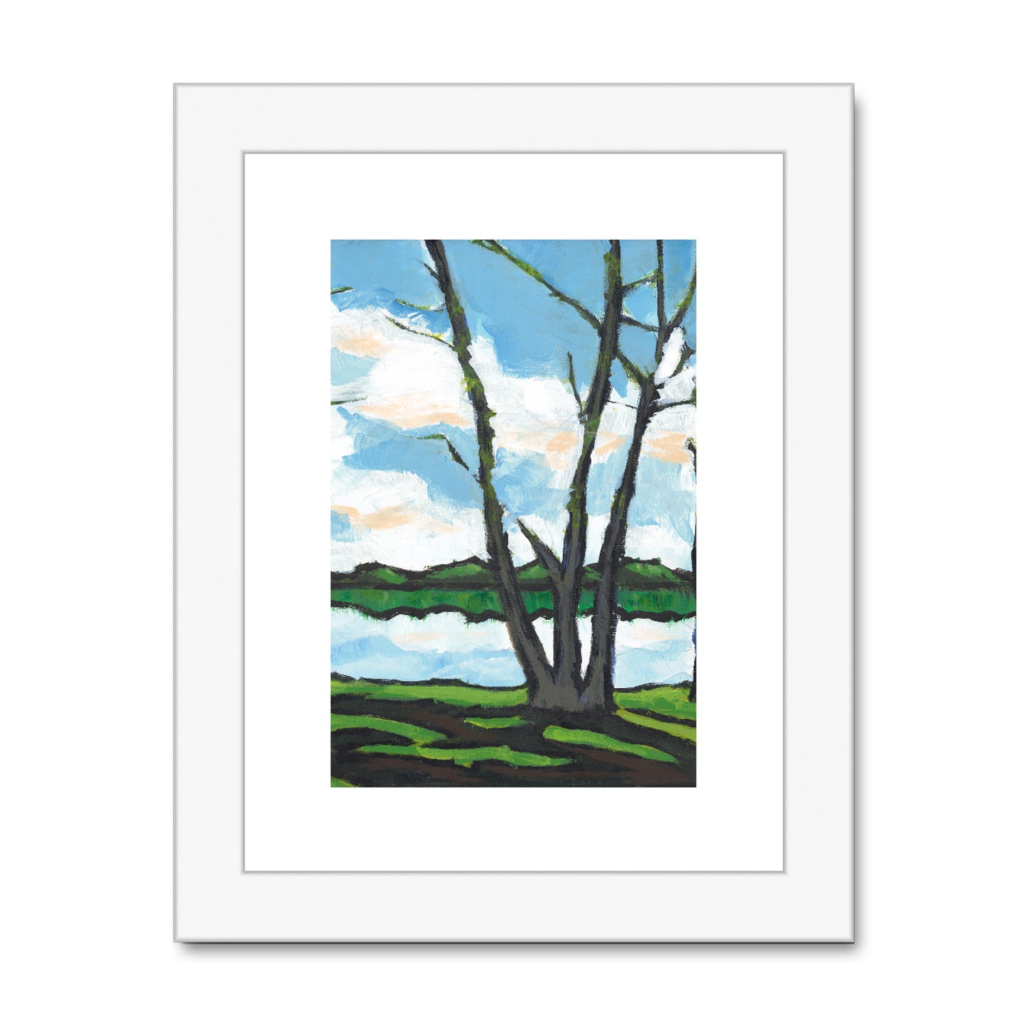 6"x8", White Frame, FPV-1101-1109-001-0608-W